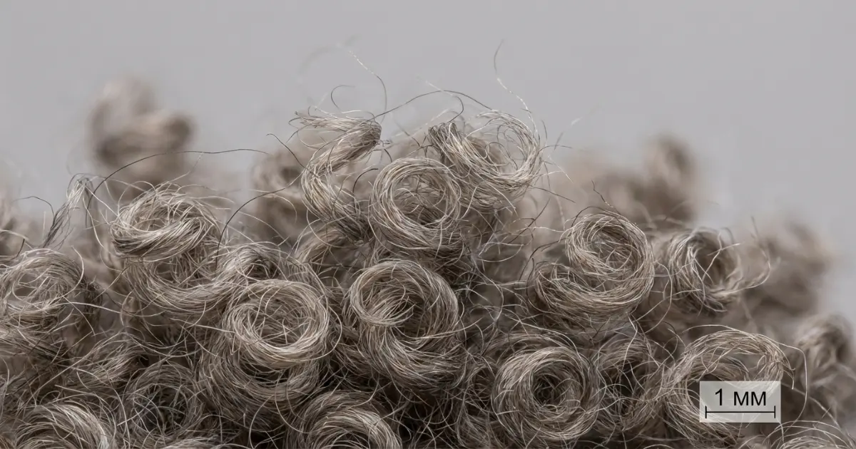 Close-up of a poodle's tightly curled coat — the key factor behind why poodles are considered hypoallergenic dog breeds