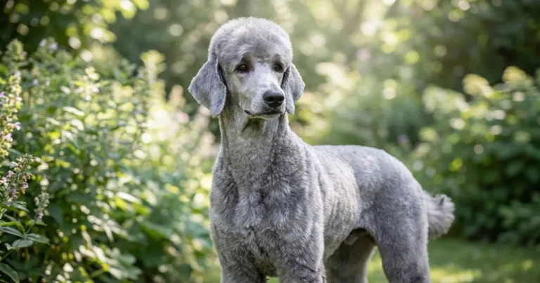 silver poodle