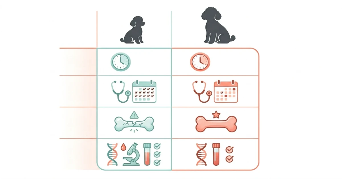 Screenshot of a suspicious breeder website advertising teacup poodles with no health information