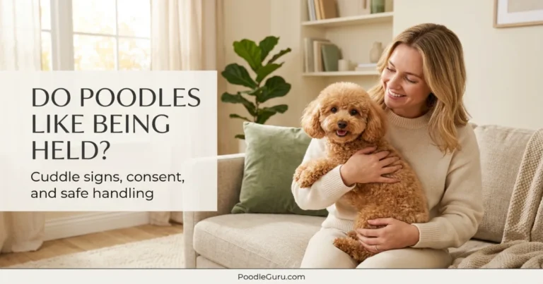 Do Poodles Like Being Held