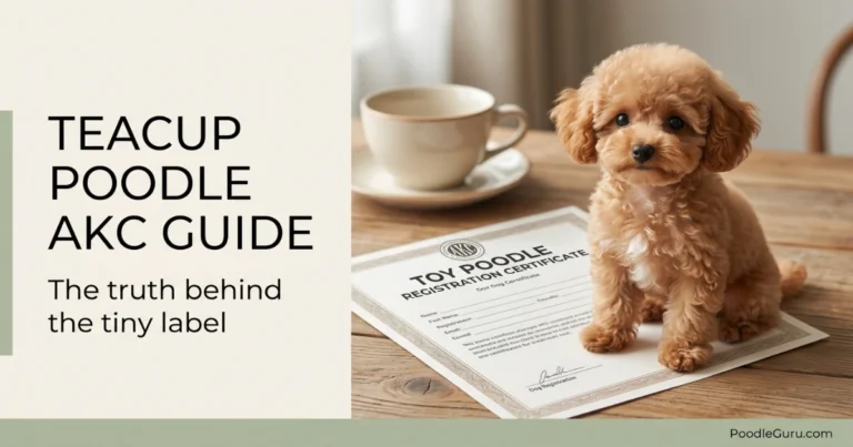 teacup poodle AKC recognized