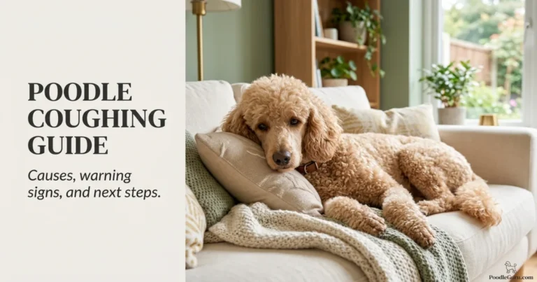 poodle coughing
