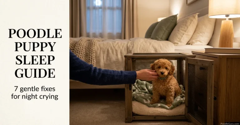 Poodle Puppy Crying at Night