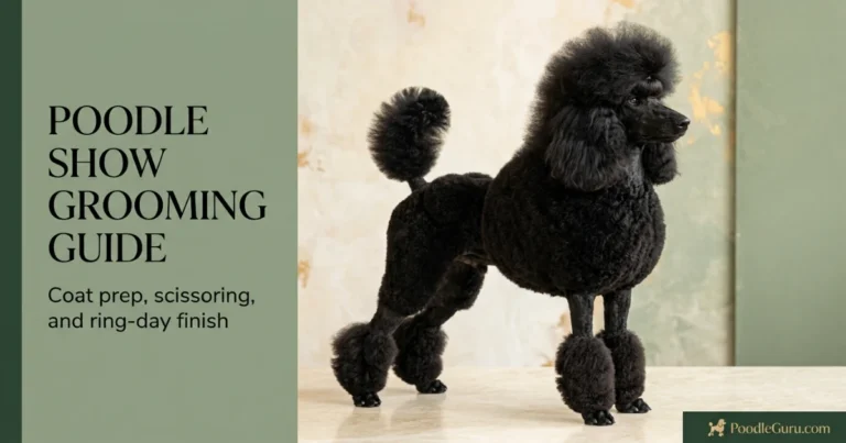 poodle show grooming
