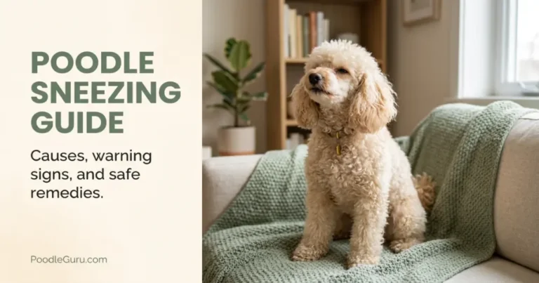 poodle sneezing