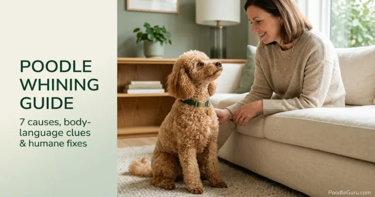 poodle whining