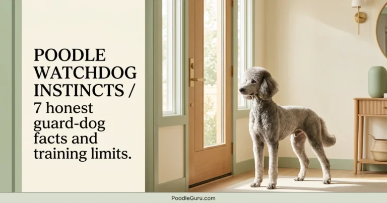 poodle watchdog instincts