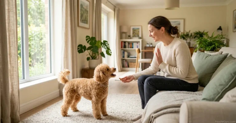 stop poodle barking