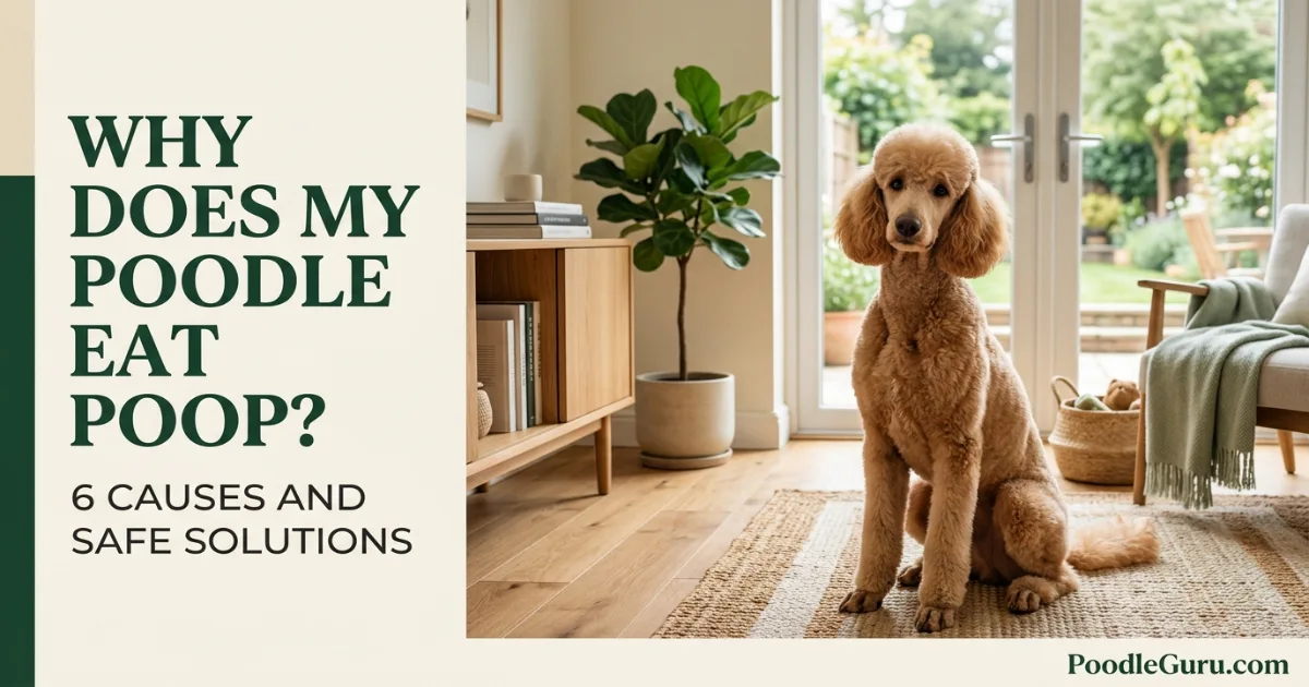 Why does my Poodle eat poop coprophagia guide