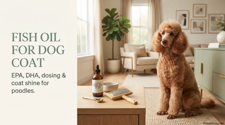 Best Fish Oil & Omega-3 Supplements For Poodle Coats