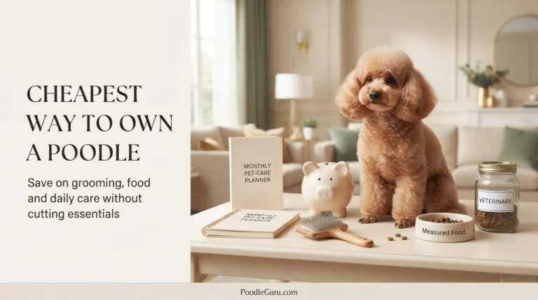 cheapest way to own a poodle