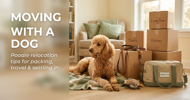 moving with a dog