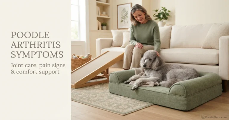poodle arthritis symptoms