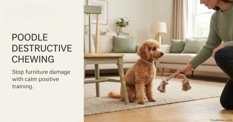 poodle destructive chewing