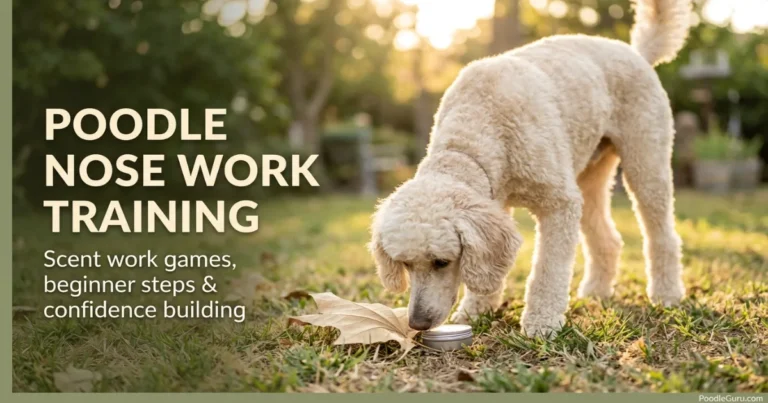 poodle nose work training