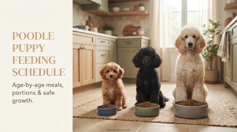 Poodle puppy feeding schedule