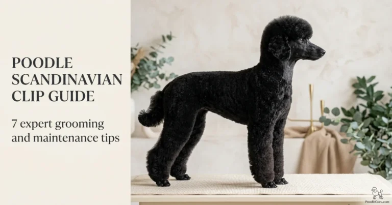 Poodle Scandinavian clip