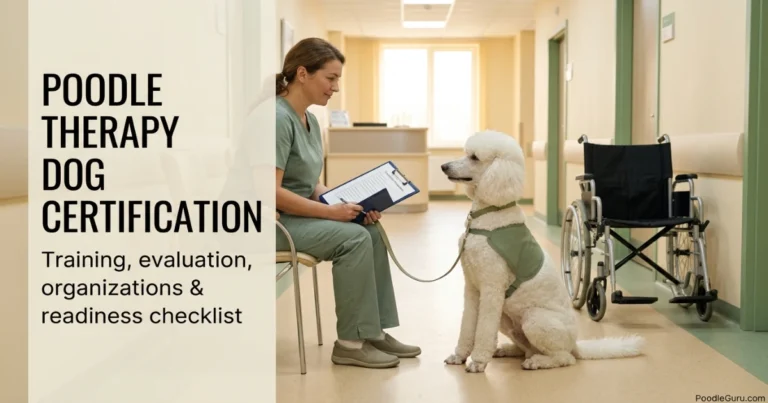 Poodle Therapy Dog Certification
