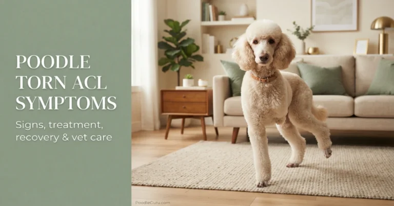poodle torn ACL symptoms