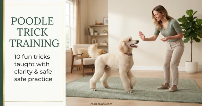 Poodle Trick Training
