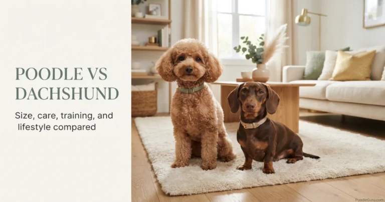 Poodle vs Dachshund