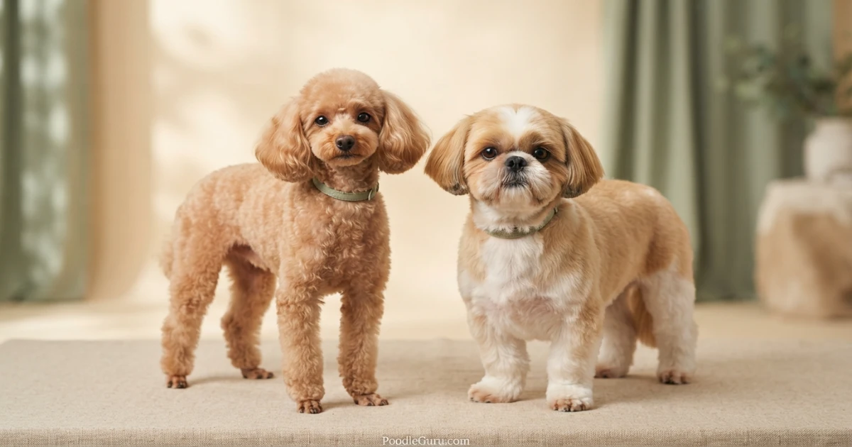 Historical comparison of Poodle as retriever and Shih Tzu as palace companion
