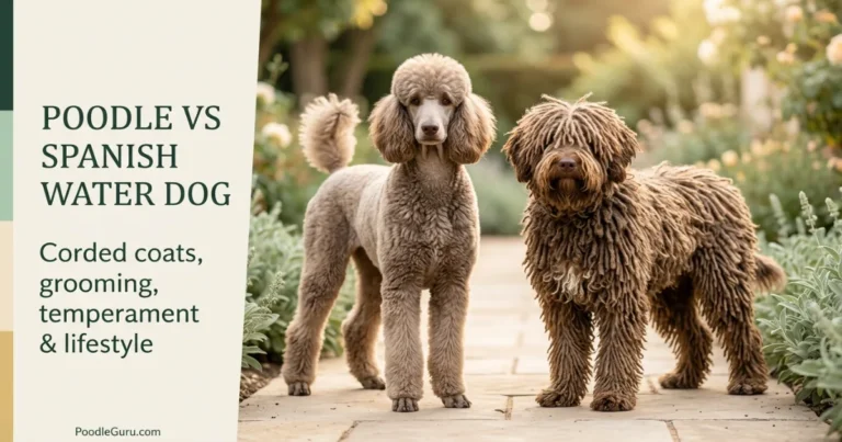 Poodle vs Spanish Water Dog