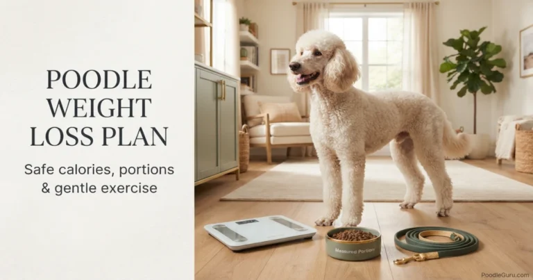 poodle weight loss plan