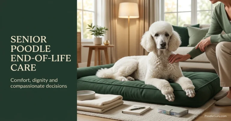 senior poodle end-of-life care