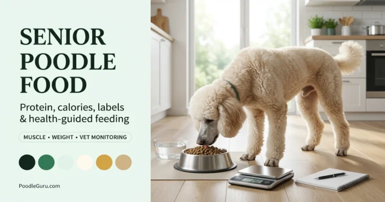 senior poodle food