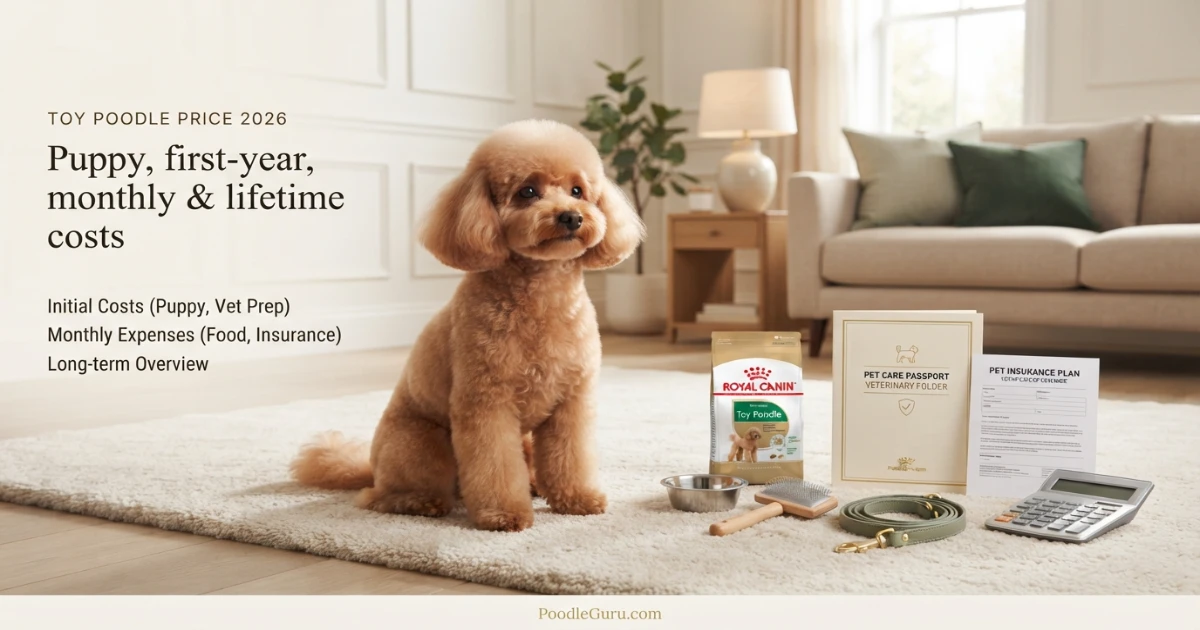 Toy Poodle price in 2026 with puppy and ownership cost planning