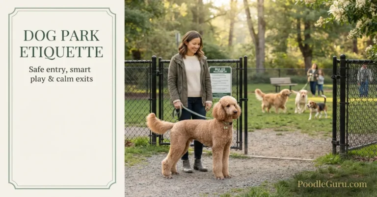 Dog Park Etiquette for Poodles