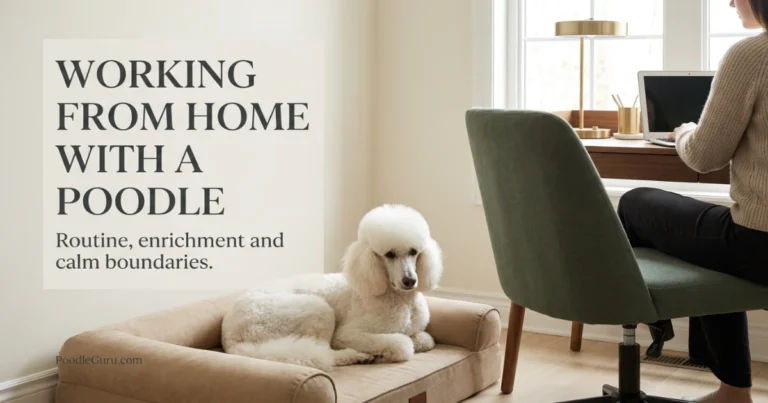 Working From Home With a Poodle