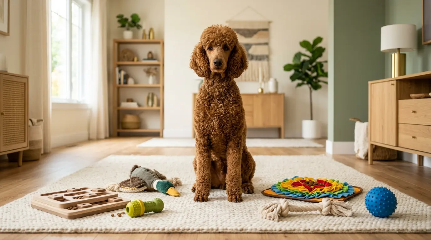 Best dog toys for Poodles including puzzle, fetch and enrichment toys
